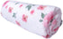 Double Layer Soft Plush Baby Minky Blanket, Pink Floral, 30 X 40 inches, Toddler to Newborn