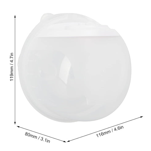 LKHUYA 240ml Wearable Breast Pump Cup, Hands Free Breast Milk Collector Cup, Double Sided All in One Silicone PP Milk
