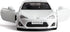 1:36 Diecasting Alloy Car Model - Toyota 86 Toy Car, Pull Back Vehicles for Toddlers Kids Gift (White)