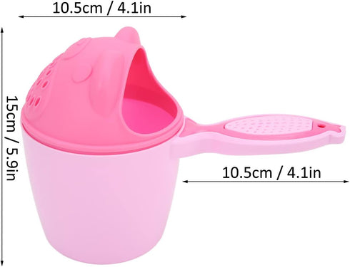 Shanbor Baby Waterfall Rinser Bath Cup, Eye Protection Baby Shampoo Rinse Cup for Baby Bath