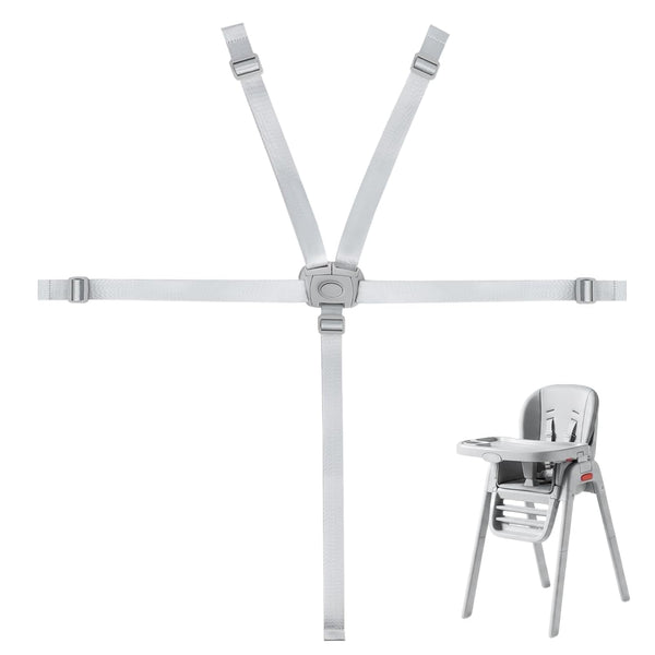 Engorgio High Chair Straps Replacement Compatible for gracos Highchairs and Most 5 Point