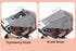 Universal Baby Stroller Awning Sunshade Summer Stroller Sun Cover UV Protection Sun Shade for Pram Pushchair Buggy Carrycot Waterproof Sun Rain Cover Parasol with Viewing Window for Travel Zoo Park