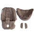 Generic Changing Washing Kit,Canopy Sunshade Cover,Compatible with Car Seat Doona Strollers (Beige)