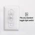 Wall Switch Guard, Childproof Light Switch Cover Guard, Toggle Style, Clear