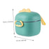 VICASKY Large Capacity Dinosaur Baby Milk Powder Dispenser Airtight Seal Travel-Friendly Holder Waterproof Baby Food