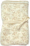Generic Baby Swaddle Blanket, Crepe Cotton, Newborn Infant, Neutral Delicate Floral, 123456