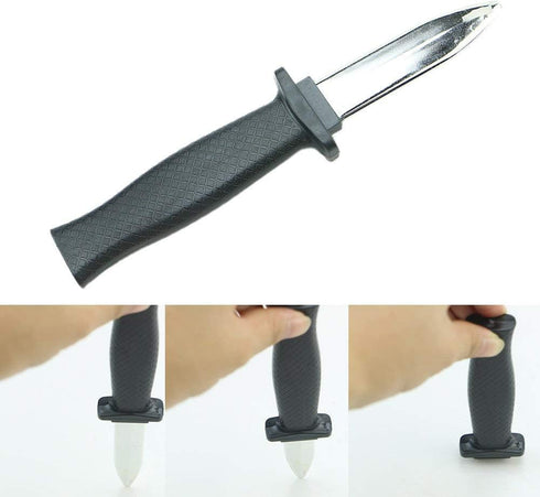 Forum Novelties ChangeYOu Funny Halloween Retractable Knife, Fake Trick Props