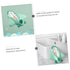 LOORGVEL Bath Thermometer Green Cartoon Floating Water Gauge for Newborns PP Material Quick Accurate Temperature
