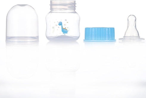 QERPON 1.7oz Baby Bottle Portable Baby Nursing Bottle Wide Neck Natural Flowing Easy to Milk Bottle for Infant Pet Dog