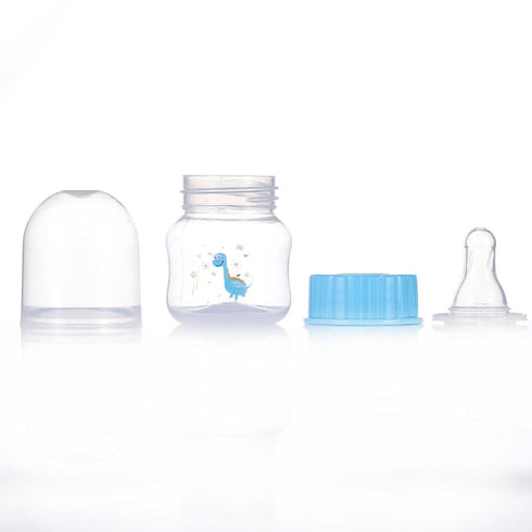 BOGEEL 1.7oz Baby Bottle Portable Baby Nursing Bottle Wide Neck Natural Flowing Easy to Milk Bottle for Infant Pet Dog