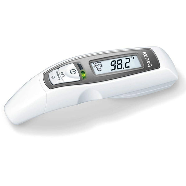Beurer FT65 Multifunction Infrared Thermometer - 3-in-1 for Adults and Kids, Color Changing Fever Indicator