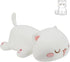 Super Soft 13.7" Cute Cat Kitten Doll Plush Toy, Kawaii Anime Stuffed Animal for Kids Girls Boys (White)