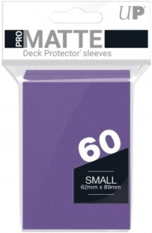Ultra Pro Pro-Matte Sleeves, Purple, Small, for Yu-Gi-Oh, 60 Deck Protectors
