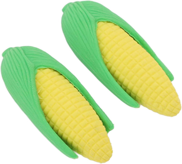 Mini Food Erasers, 100Pcs Mini Corn Erasers, Funny Vegetable Shape Pencil Erasers for Party Favors, Classroom Rewards,