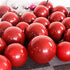50pcs 10inch Red Ruby Latex Balloons, Thick Double Latex Balloons for Love Bride Wedding Valentine Day Party Decoration