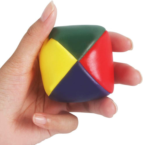 6 Pack Soft Juggling Balls for Beginners, Bulk Set for Juggler, Kids and Adults