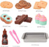 Cookie Play Food Set, Play Kitchen Accessories for Kids, Baking Cookies and Cupcakes Plastic Toy Food