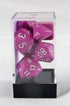 Chessex CHX25427 Opaque Light Purple/White Dice Set, Multicolor
