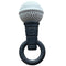 The Singing Mom Microphone-Shaped Silicone Baby Teether - BPA Free, with Rattle, Musical/Singing Toy, Dishwasher