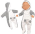 Miunana 1pcs Elephant Pajamas Outfit for 13-15 Inch Baby Doll Clothes, Grey and White Doll Pajamas