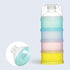 Ginwrek 4 Baby Milk Dispenser Layer Milk Powder Dispenser, Formula Powder Scoop, Infant Formula Infant Food Box