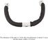 Meiyya Baby Stroller Handle, Adjustable Bumper Bar for Baby Carriage (Black)