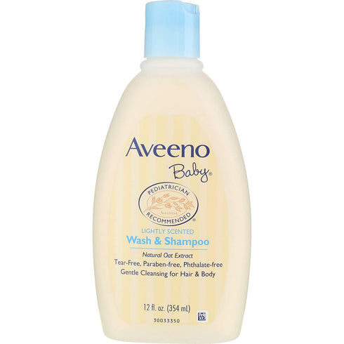 Pharmapacks Aveeno Baby Wash & Shampo Size 12z Aveeno Baby Wash & Shampoo