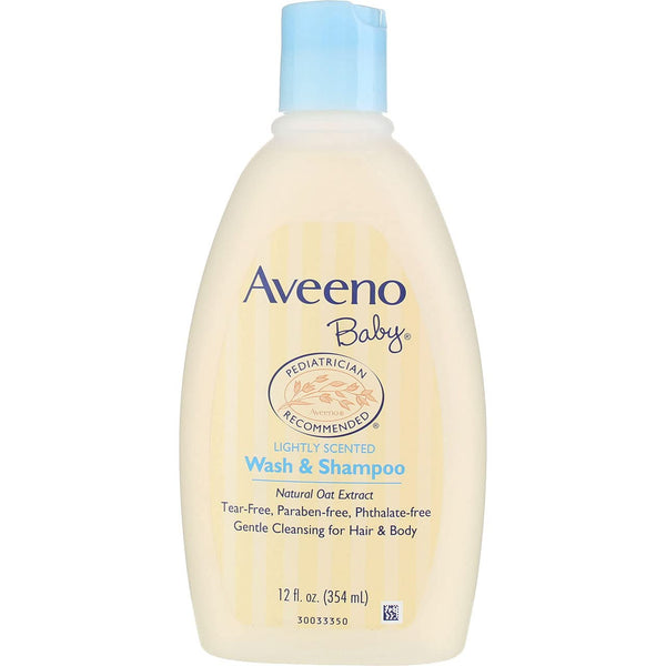 Pharmapacks Aveeno Baby Wash & Shampo Size 12z Aveeno Baby Wash & Shampoo