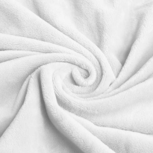 American Baby Company Heavenly Soft Chenille Fitted Crib Sheet, 28" x 52", White, for Boys and Girls