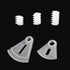 200pcs 0.5 Mold Plastic Motor Gears Small Set, Plastic Crown Gear, Single Double Reduction Gear for Electric Motor