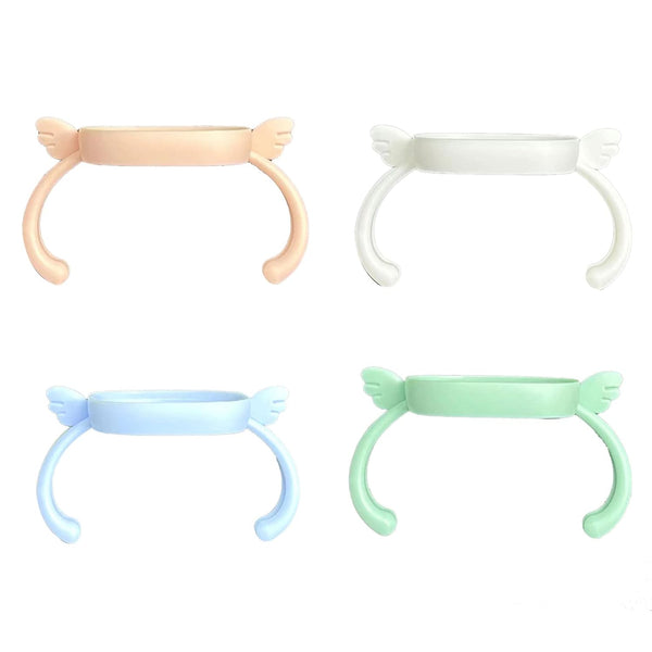 hejhncii Milk Bottle Handle Baby Bottle Square Handle Feeding Bottle Handles for Glass Bottles Easy Grip for Baby