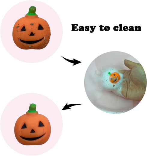 Anditoy 100 PCS Halloween Mochi Squishy Toys Squishies for Kids Girls Boys Halloween Party Favors Halloween Treat Bags