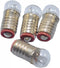 Dolls House Lighting Accessory 4 Spare Pea Bulbs Screw in 12V 50MA