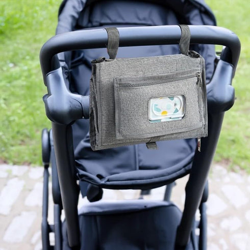 Portable Baby Changing Pad, Travel Changing Pad Cover Mat for Baby Stroller and Car Seat (Gray)