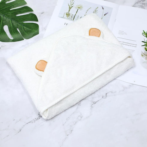 ZoikoM Personalized Embroidered Hooded Baby Towel with Cute Ears Baby Gift Embroidered Baby Bath Towel Baby Gift