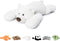 Niuniu Daddy 20" Polar Bear Weighted Stuffed Animal, Large White Plush Toy Pillow for Kids Adults
