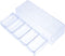 5 Grid Clear Plastic Compartment Storage Container, Organizer Box for Washi Tapes, Craft, Beads, Jewelry & Small Parts