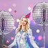Gejoy 20 Pcs Large 22 Inch Disco Ball Balloons, 4D Round Laser Foil Metallic Mirror for 70s 80s Party Decorations