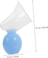 Set 2pcs Abaodam Manual Breast Pump for New Mothers, Portable Breastfeeding Suction Device with (Pink Blue)