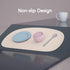 Cuddle Campus Silicone Placemat for Kids, Non-Slip Table Setting with Raised Edges, Comes with String for Storage