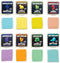 Space Galaxy Stars Theme Glow Kneaded Erasers, 8 Pcs