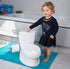 ToyLet Toilet Training Potty for Baby or Toddler with Comfy Toilet seat, Cover, flushable Wipes Storage & Paper roll