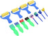 Keenso 12pcs Kids Painting Supply Brushes Sponge Paint Toy Drawing Set for Children's Play and Trap Observer
