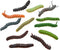 24Pcs Simulation Caterpillar Plastic Fake Worm Crawling Halloween Prank Toy, Educational Learning Toys for Kids