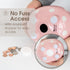 Pearhead Large Ceramic Piggy Bank, Pink Polka Dot Coin Bank for Kids, Gender-Neutral Nursery Decor, Newborn Savings