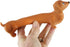 Curious Minds Busy Bags 2 Stretchy Weiner Dog Crushed Bead Sand Filled, Doggy Lover Sensory Fidget Toy