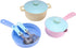 TECHNOK Kids Play Kitchen Accessories, 49 Pcs Cookware Set, Large Toy Pots and Pans for Pretend Cooking