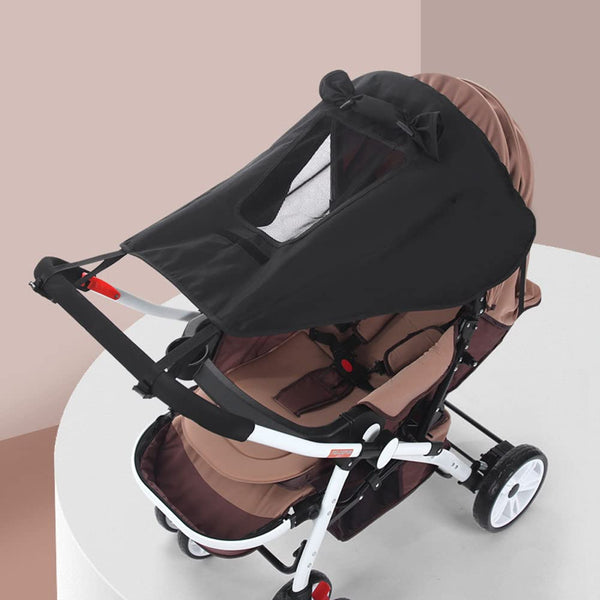 Universal Baby Stroller Awning Sunshade, Waterproof Sun Rain Cover for Pram, Pushchair with Viewing Window