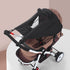 Universal Baby Stroller Awning Sunshade, Waterproof Sun Rain Cover for Pram, Pushchair with Viewing Window