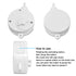 AIFUDA 25 Inch Baby Musical Crib Mobile Bed Bell Holder Infant Bed Decoration Toys Rotating Music Box Nut Screw Arm